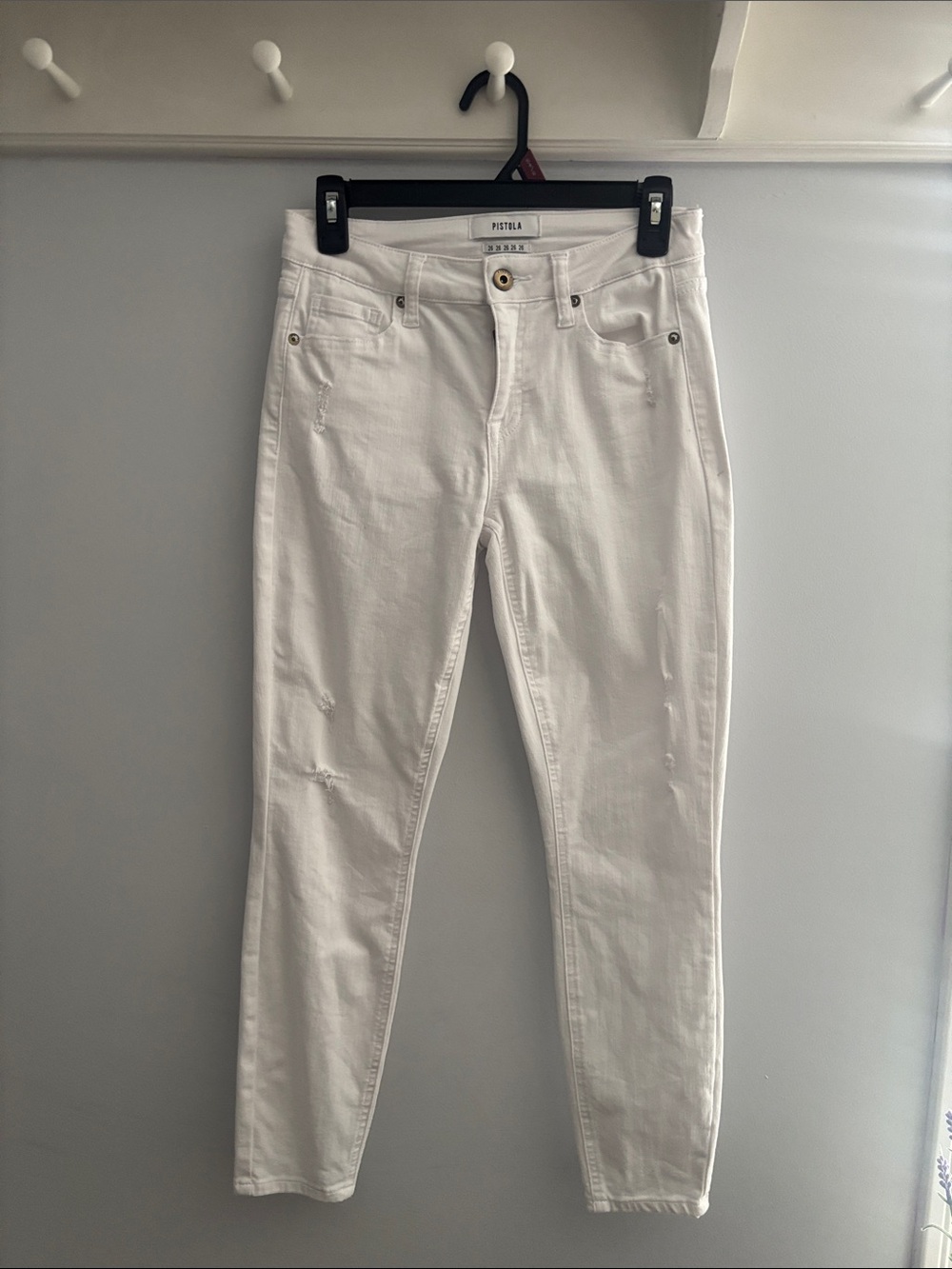 pistola White Women's Skinny Jeans - Slim Stretch Fit